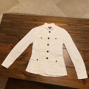 Ralph Lauren Collection (Purple Label) white denim